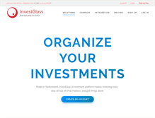 Tablet Screenshot of investglass.com